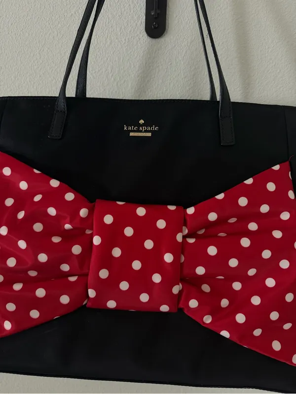 Kate Spade x Disney Minnie Mouse Tote Diaper Bag - Image 5
