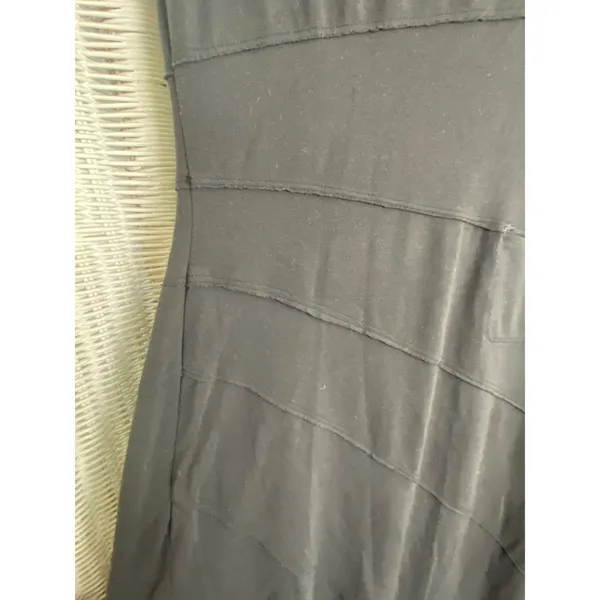 Athleta Crescendo Asymmetrical Stretch Dress Black Size‎ Small Travel Knit - Image 6