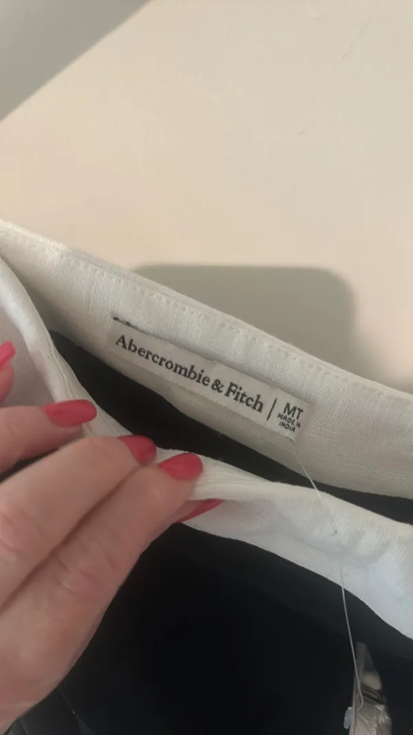 Abercrombie Strapless Dress Linen Blend - Image 3