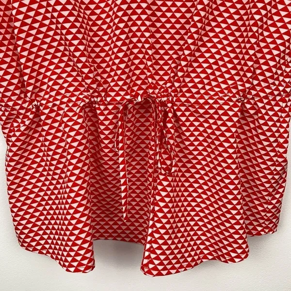 BANANA REPUBLIC Sleeveless Red & White Top - Size XS - Image 4