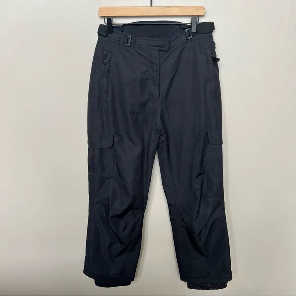 Obermeyer Utility Cargo Black Ski Snow Pants Waterproof Insulated Ladies Size 8 - Image 2