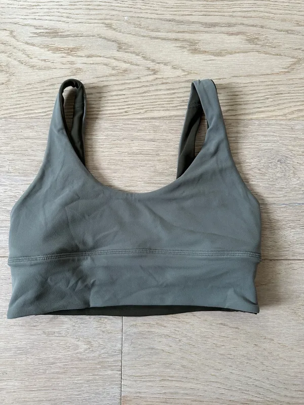 Reversible green and grey Lululemon sports bra - Image 4