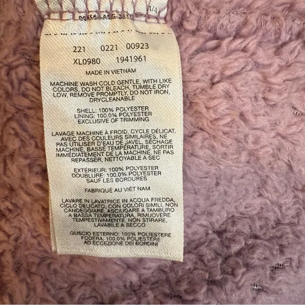 NWOT Columbia Fire Side Sherpa 1/4 Zip Faux Fur Fleece Pullover - Image 6