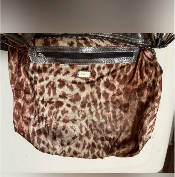 Y2K Guess Black Shoulder Bag Vintage - Image 10