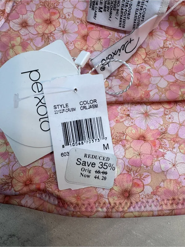 Peixoto CORAL JASMIN Shelley Floral Bikini Swim Bottom, nwt size medium - Image 4