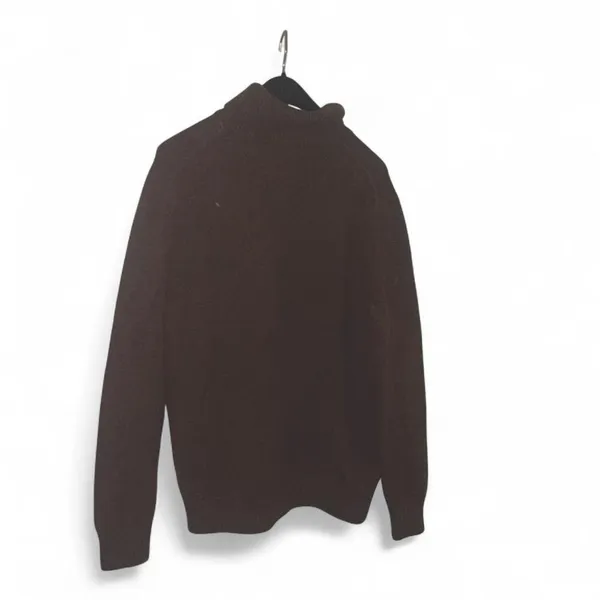 Banana Republic Brown Men's turtleneck sweater- L - Image 2