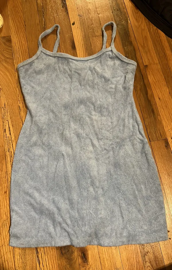 Abercrombie Blue Terry Cloth Mini Dress - Image 2