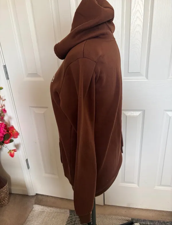 Alpinestars pullover hoodie in a brown color. - Image 4