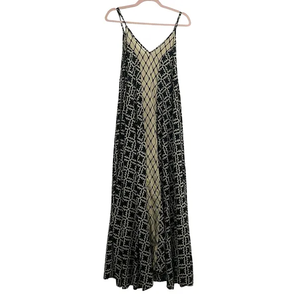 Haute Hippie Maxi Swing Dress XS Boho Beachy Cover Up Cotton Resortwear Festival - Image 2