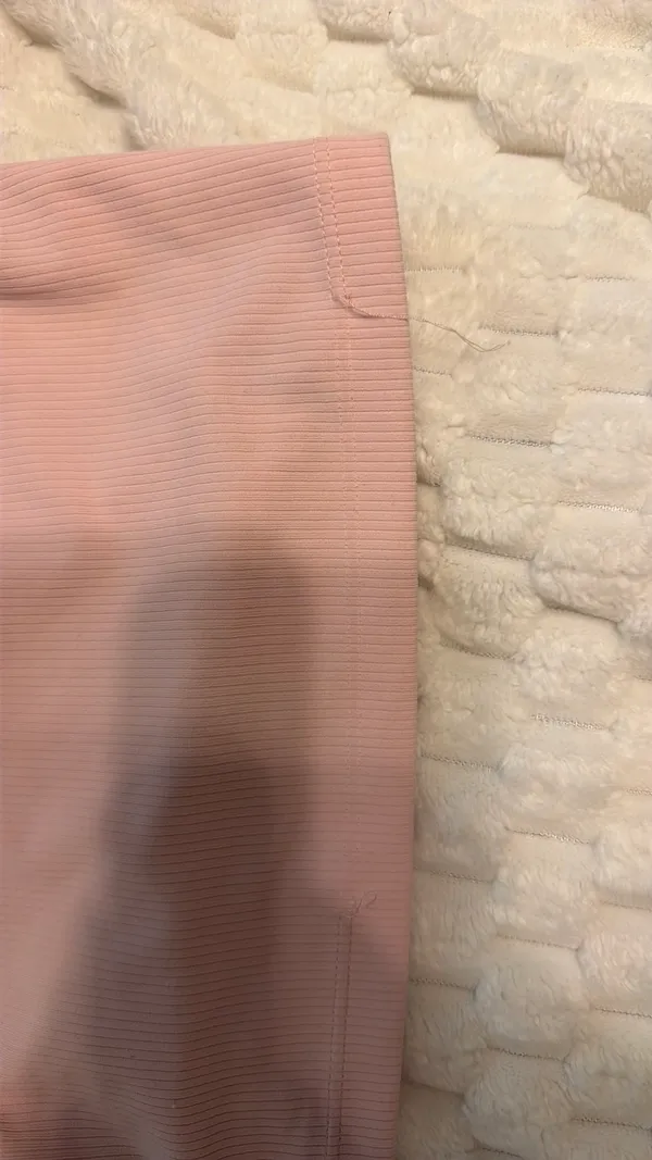 Target All in Motion Long Sleeve Athletic Top Ribbed Light Pink - Image 4