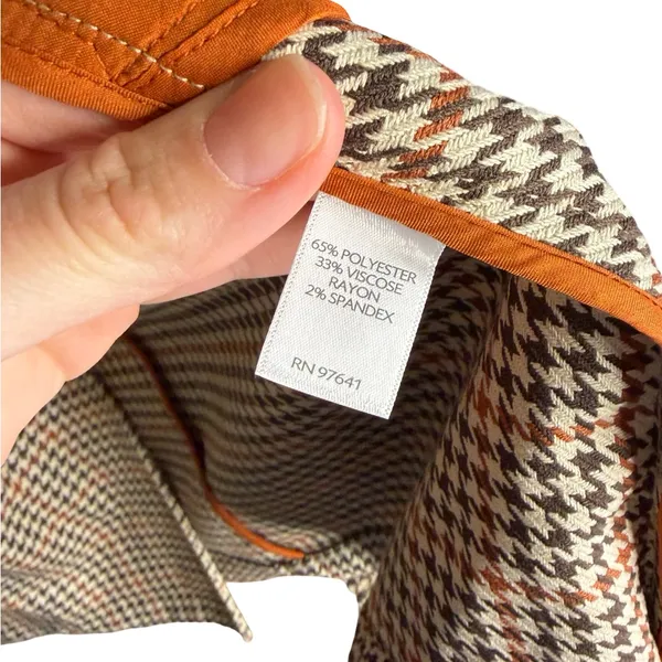 ✨ J.Jill Houndstooth Open Front‎ Jacket Coat Size M ✨ - Image 6