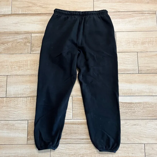 Unisex Essentials Fear of God Black Sweatpants - S - Image 5