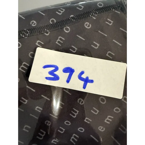 Lululemon Wunder Train High-Rise Tight 25 Logo‎ Script Black Grey Womens Size 6 - Image 9