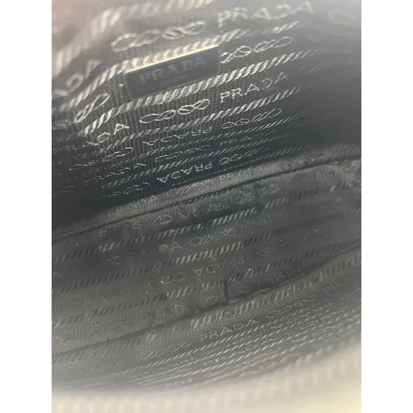 Prada Re-Edition 2000 Re-Nylon Mini‎ Shoulder Bag Black - Image 12