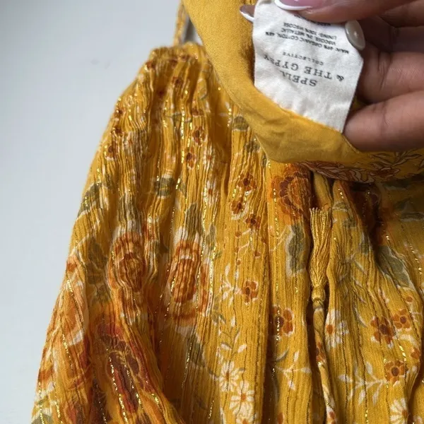 Spell Mystic Tunic Dress Sunflower Large - Image 10