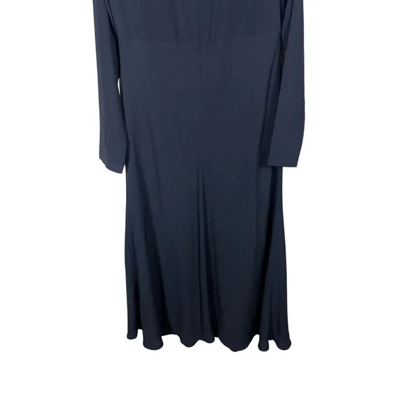 Chadwicks Womens Black Empire Waist Long Sleeve Maxi Dress Size 10 - Image 8