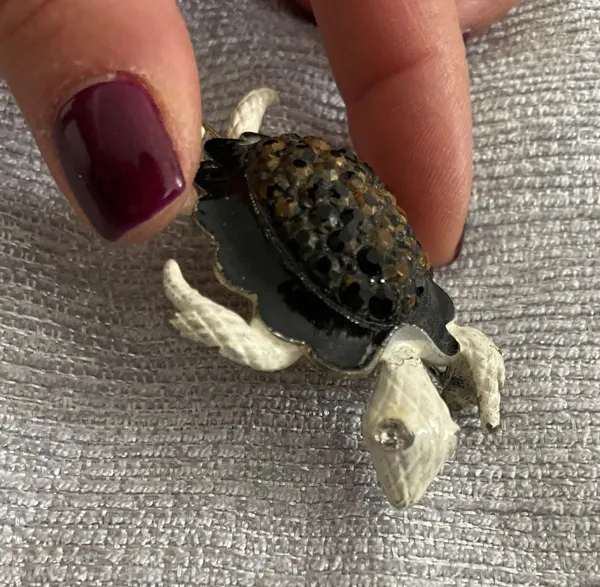 2 Vintage TURTLE Brooches/Pins-see description. - Image 4