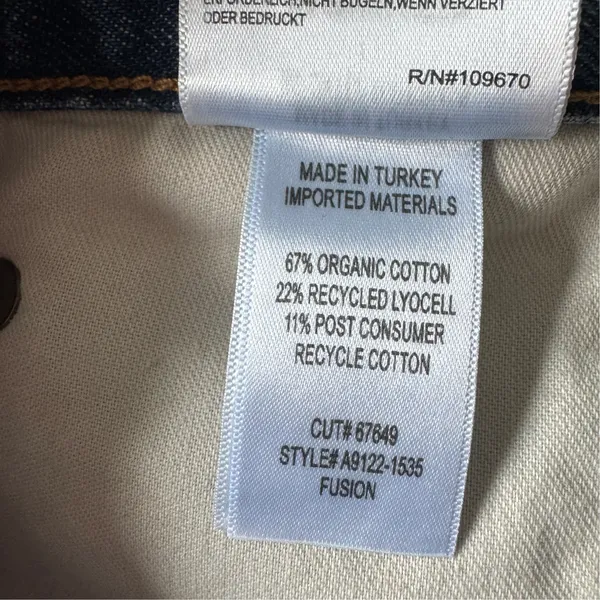 AGOLDE Fusion Wide Leg Jeans Ambition Wash - Image 6