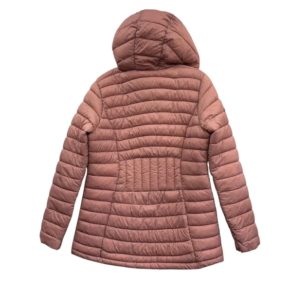 Canada Weather Gear Women's Puffer Jacket Hooded Quilted Lightweight Pink Size M - Image 2