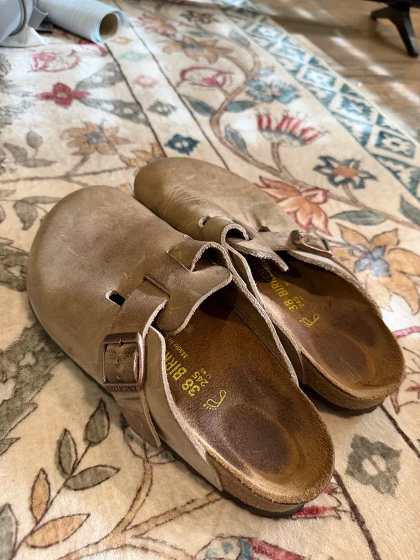 Birkenstock Clogs Boston Leather - Image 2