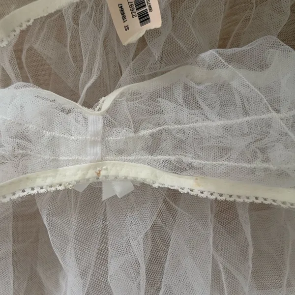 Victoria’s Secret Large‎ NEW I Do Bridal Babydoll Slip Bridal Sheer Lolita Bow - Image 3