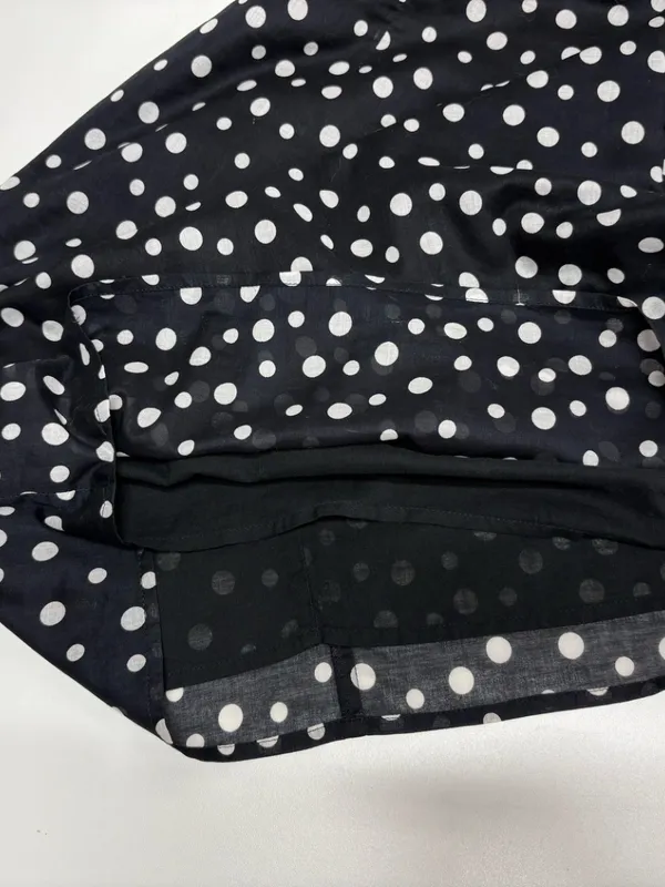 Jill Michelle Black Ad‎ White Polka Dot Strapless Midi Dress - Size 8. - Image 13