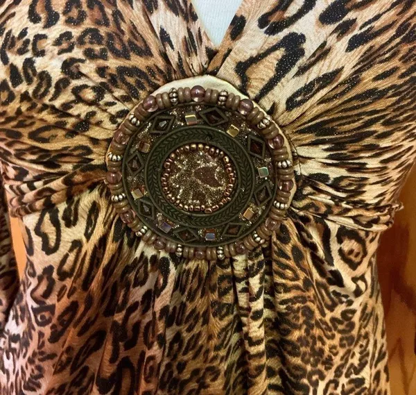 Vintage unique Y2K sexy leopard top - Image 9