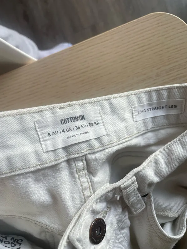 White cotton on jeans - Image 4