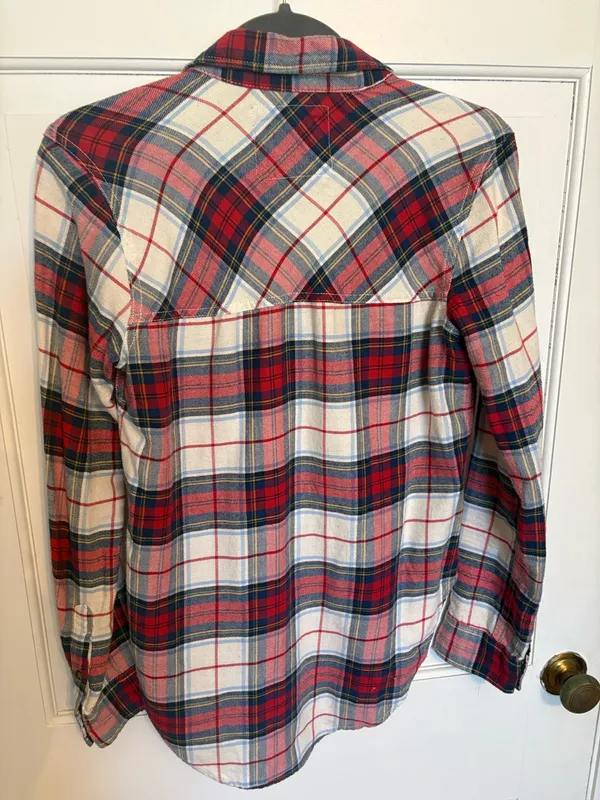 Abercrombie Plaid Flannel Shirt - Image 3