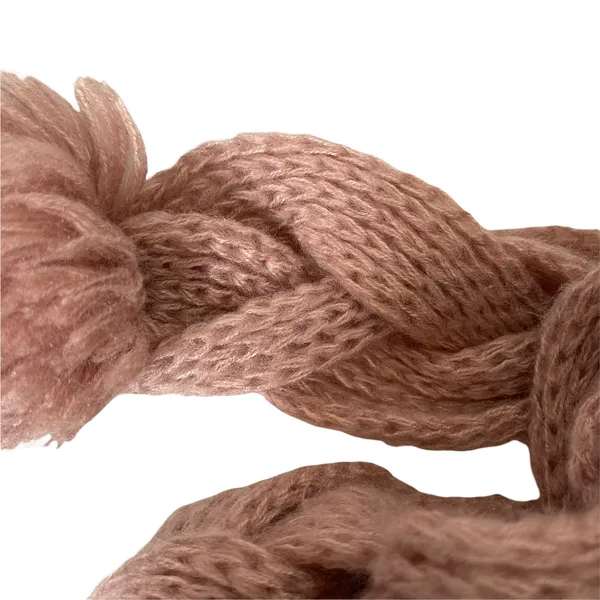 Sperry Top-Sider Womens Scarf 90" Length Knit Ball On‎ Ends Pink OSFM - Image 5