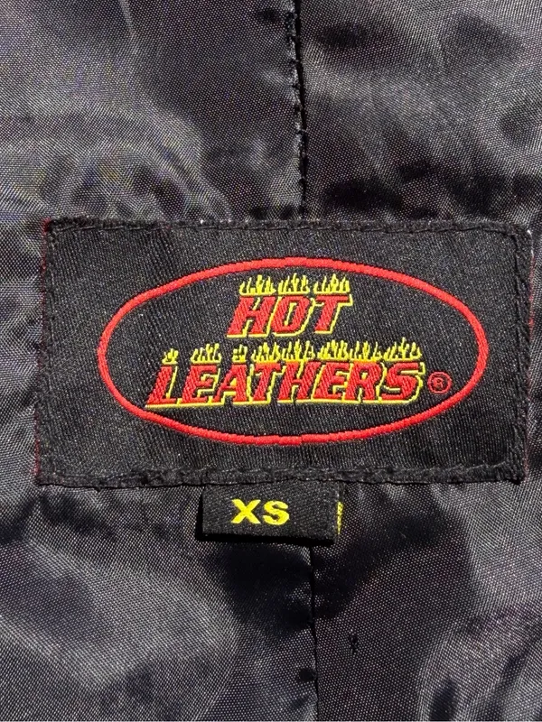 Vintage Hot Leathers Genuine Leather Moto Vest - Image 3