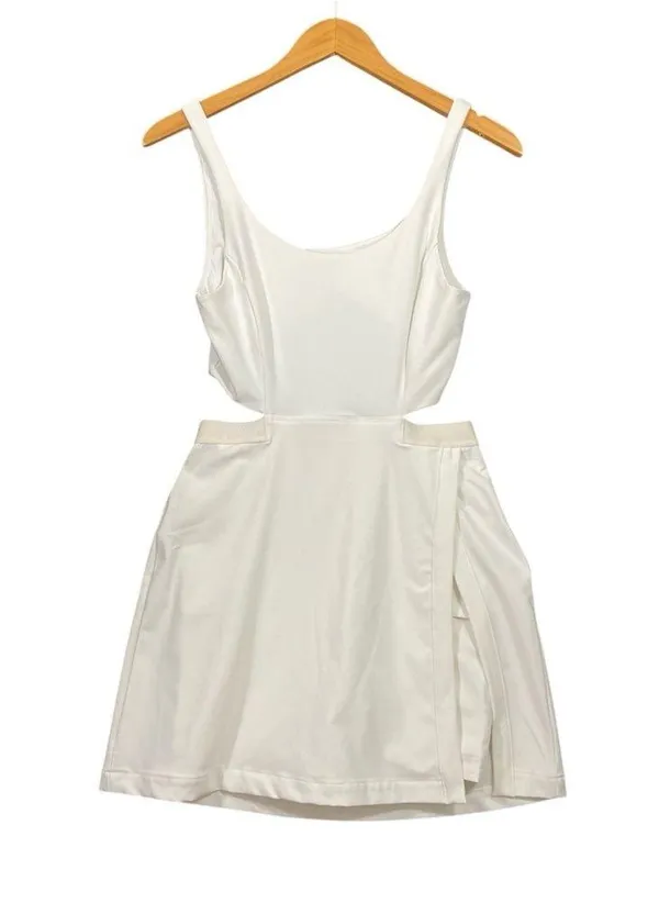 Outdoor Voices $108 white cutout court tennis athletic dress M - Image 3