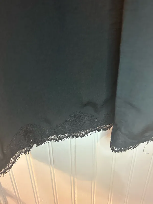 Out From Under Black Slip Lace Dress - Image 3