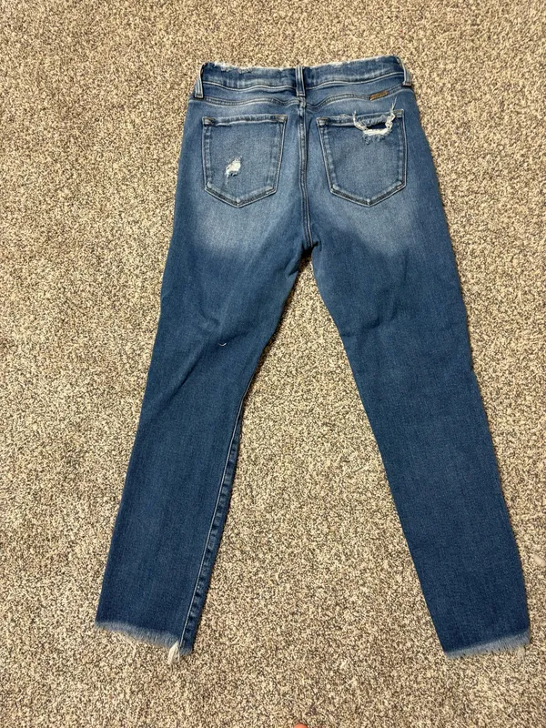 KanCan High Rise Distressed Ankle Skinny Jeans - Image 4