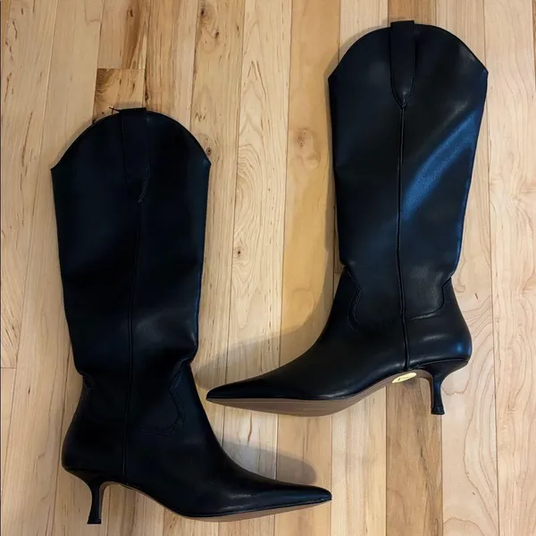 Steven By Steve Madden Britt Black Knee-High Boots - Image 3