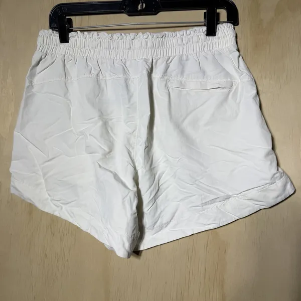 All In Motion Womens White Athletic Running Shorts Lined Size‎ Medium - Image 5