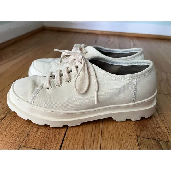 CAMPER Off White 40 BRUTUS sneaker Y2k Platform‎ Size 10 - Image 2