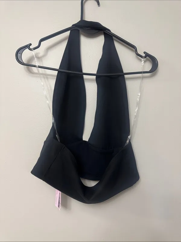 Wild Fable ButterBliss Halter LOW cut top Sz L NWT - Image 3
