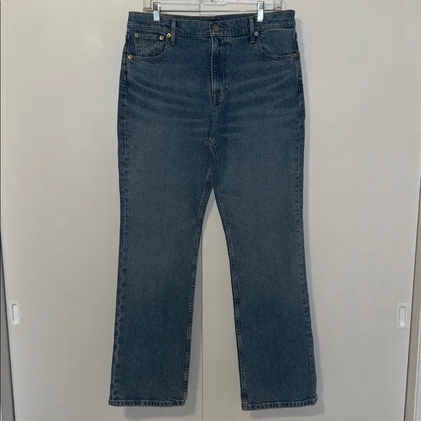 ABLE High Rise Straight Leg Jeans Stretch Denim Women’s 31 - Image 2
