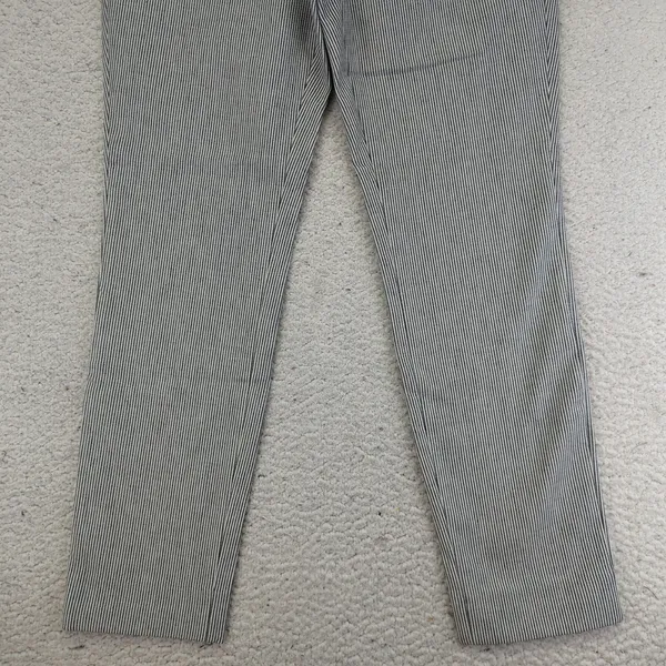 Banana Republic Sloan Striped Ankle Pants Women‎ Size 6 Cotton Stretch Preppy - Image 4