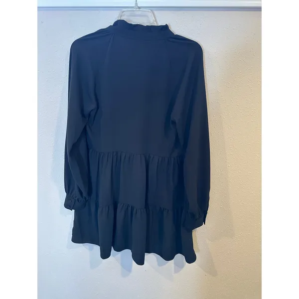 Amanda uprichard black‎ tiered dress -m - Image 3