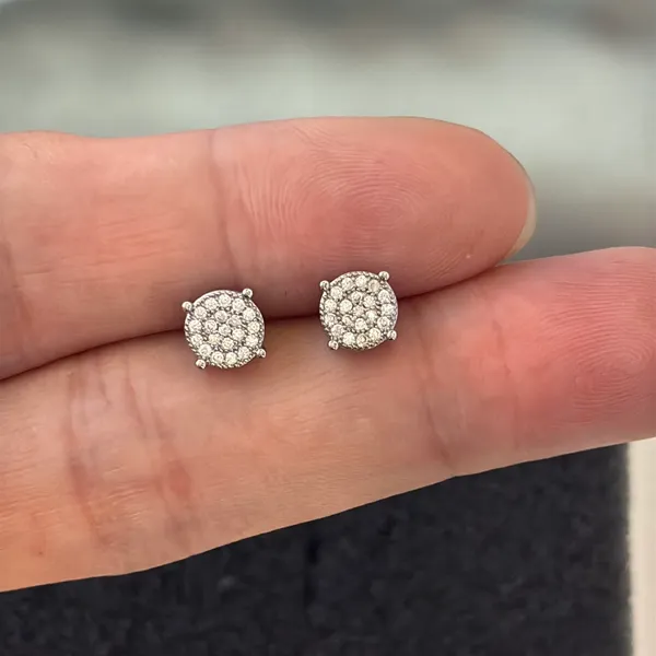 6mm Small CZ Stud Earrings for Men Women Streetwear Punk Hip Hop Unisex Earrings - Image 7