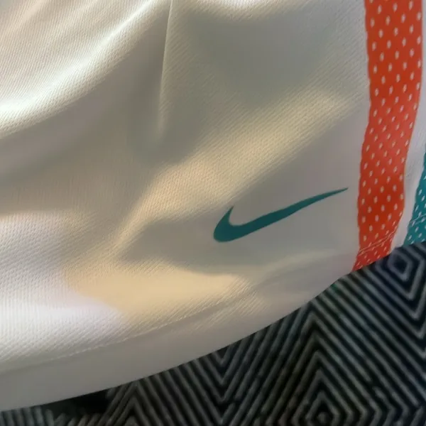 Nike Miami Dolphins tank top in small white/turquoise/orange team apparel. GUC - Image 3