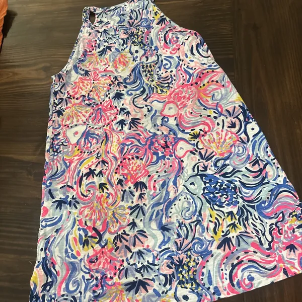 Lilly Pulitzer Women's Sleeveless Dress Ruffle Casual Classic Small - Image 9
