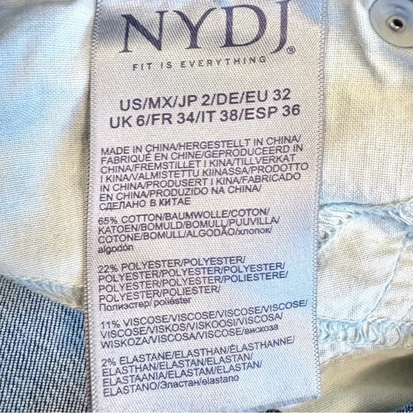 NYDJ Alina Legging Jean in Clean Affection Size 2 - Image 11