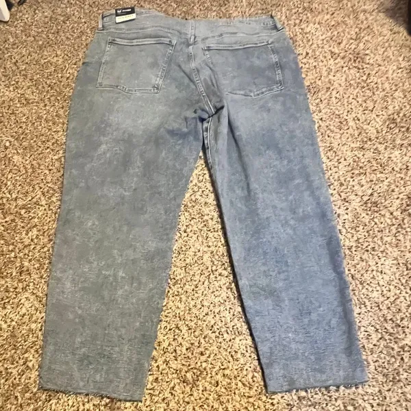 Old Navy O.G. Straight Distressed Light Wash Denim‎ Jeans Size 24 - Image 6