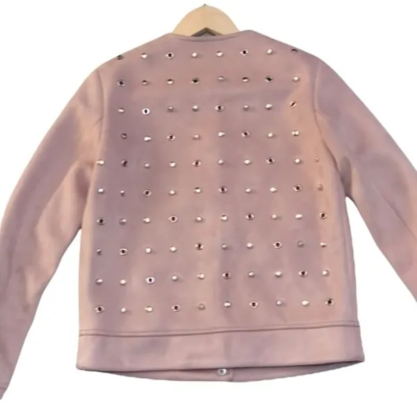 Zara Suede Effect Studded‎ Jacket - Image 8