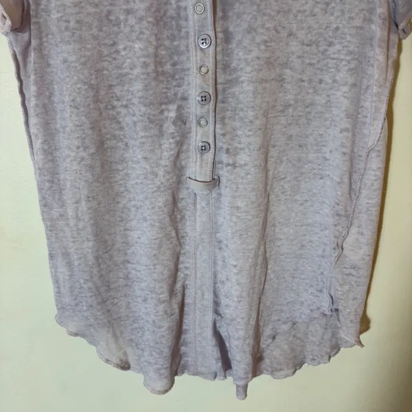 Free People We The Free Henley Top Women Medium Lavender Purple - Image 3