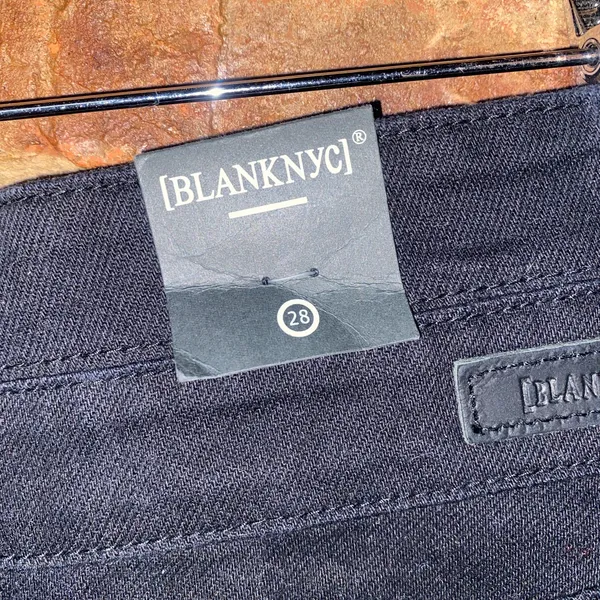 NWT BLANKNYC Black Wash Denim Night Stroll Jean Mini Skirt Women's Size 28 - Image 8