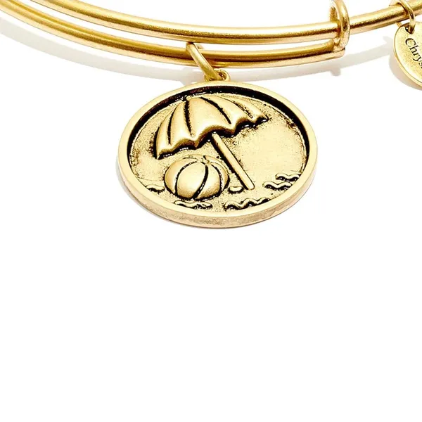Chrysalis Beach Ball Expandable Bangle bracelet, Gold-Plated - Image 2